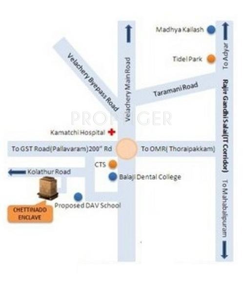 enclave Location Plan