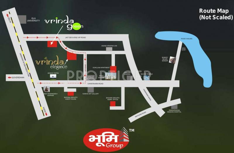 Images for Location Plan of Bhoomi Vrinda Elegance Plots
