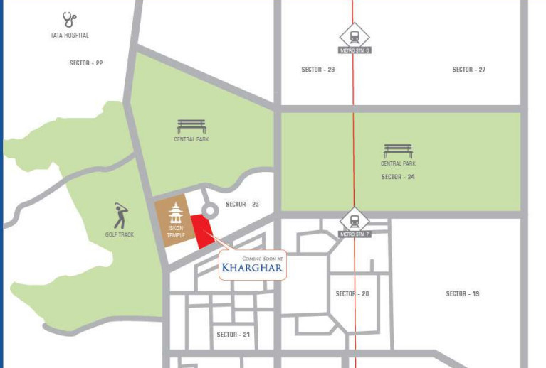 greens 3 Location Plan