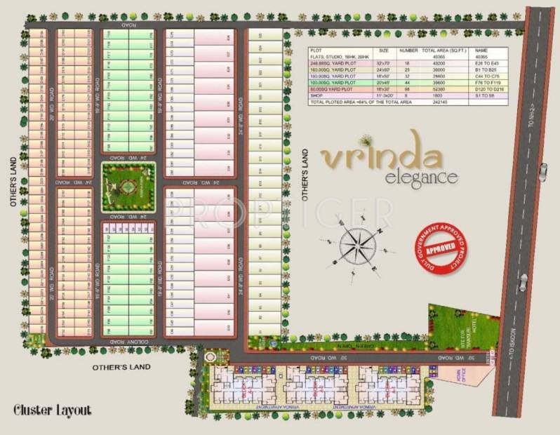 Images for Layout Plan of Bhoomi Vrinda Elegance Apartment