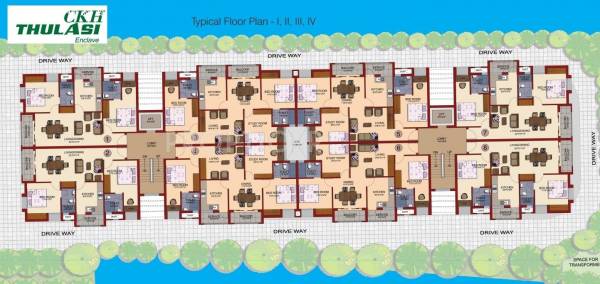 Chettinadd Housing CKH Thulasi Enclave Cluster Plan