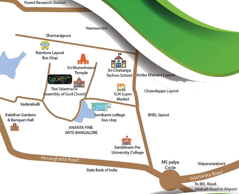  county Images for Location Plan of Sevenhills County