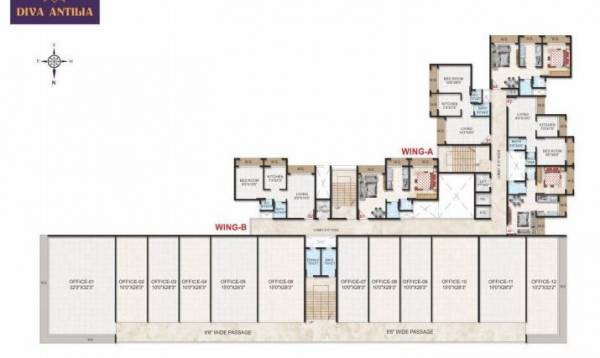  diva-antilia Diva Antilia - A Wing Cluster Plan