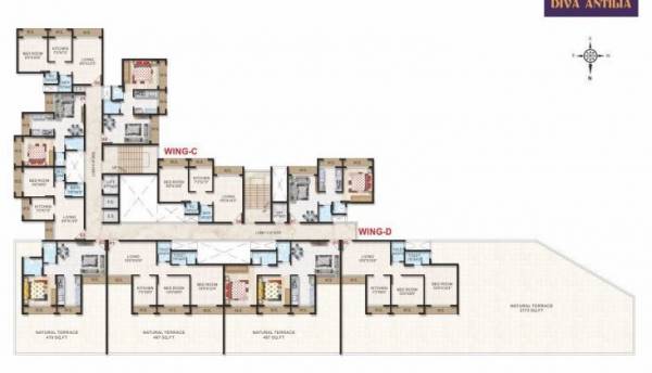  diva-antilia Diva Antilia - A Wing Cluster Plan