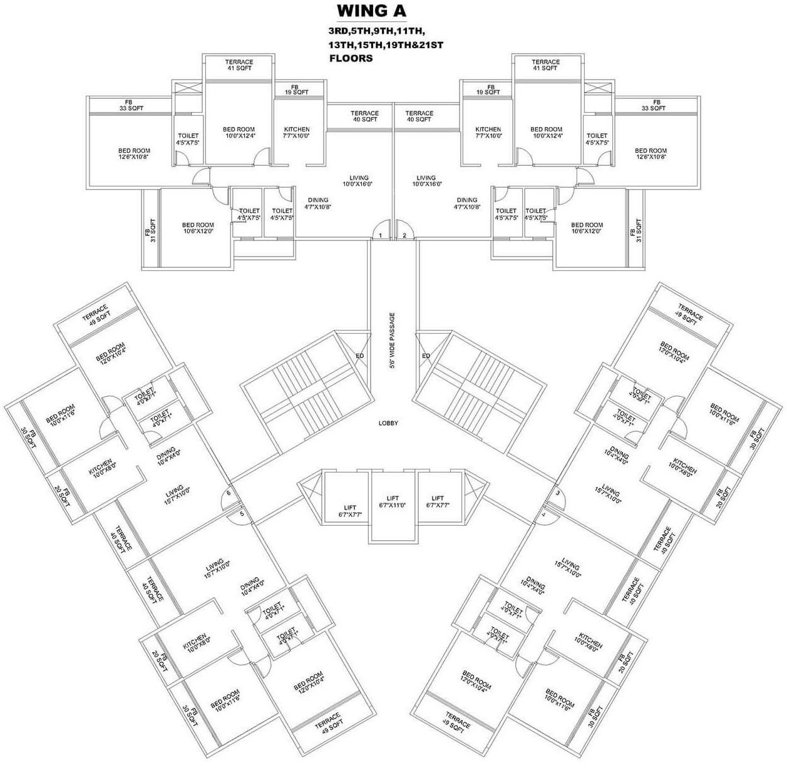Images for Cluster Plan of Mahaavir Avenue One