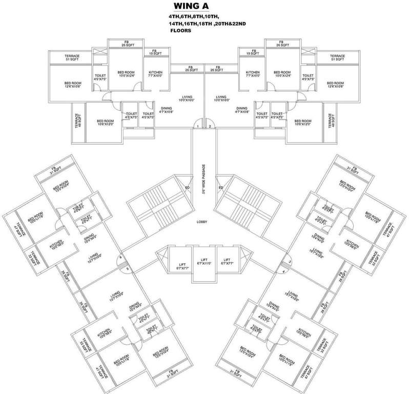 Images for Cluster Plan of Mahaavir Avenue One