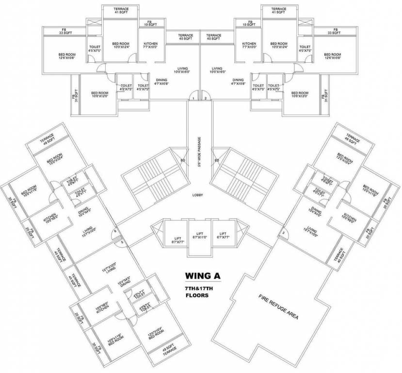 Images for Cluster Plan of Mahaavir Avenue One