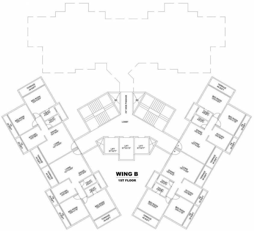 Images for Cluster Plan of Mahaavir Avenue One