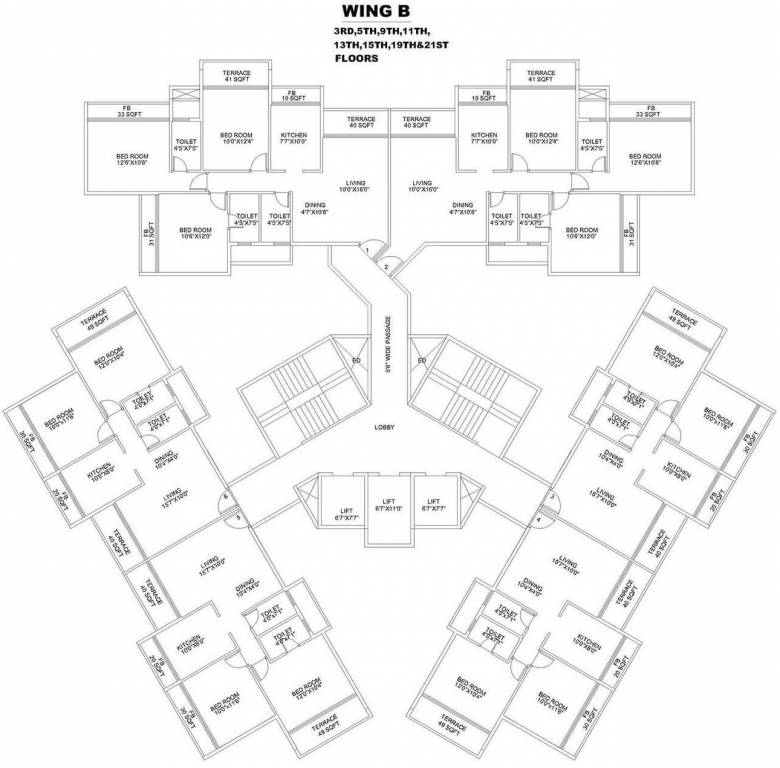 Images for Cluster Plan of Mahaavir Avenue One