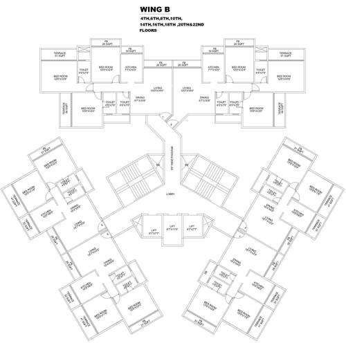 Images for Cluster Plan of Mahaavir Avenue One