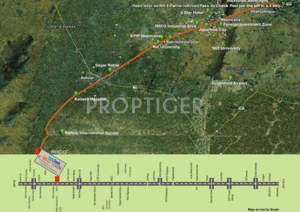 Images for Location Plan of Habitech Wish Town Images for Location Plan of Habitech Wish Town