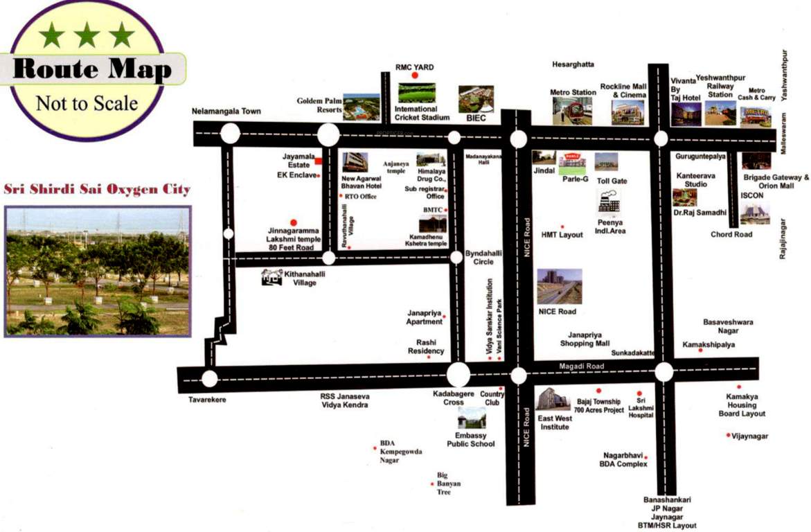 Images for Location Plan of Shirdi Oxygen City