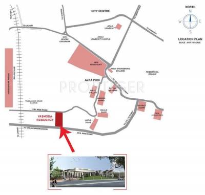  yashoda-residency-apartment Location Plan