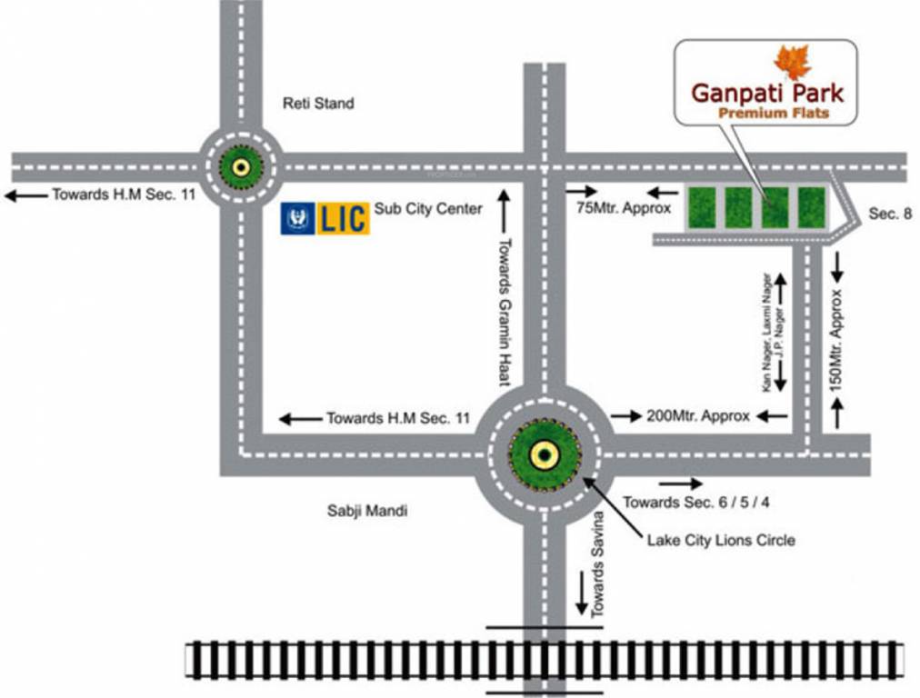 Images for Location Plan of Riddhi Siddhi Infra Projects Ganpati Park