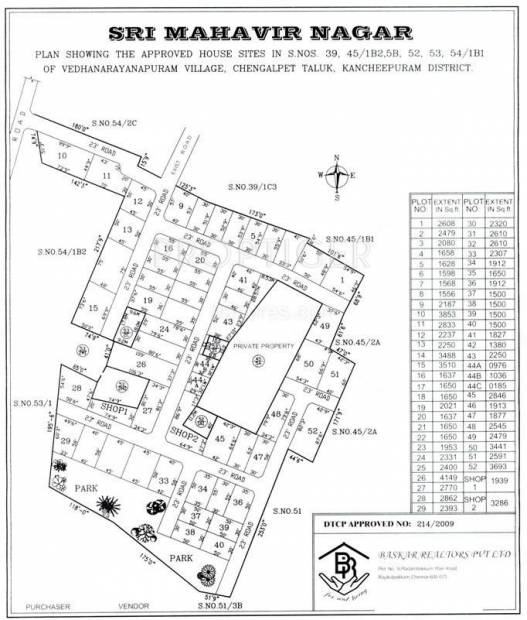 Images for Layout Plan of Baskar Sri Mahavir Nagar