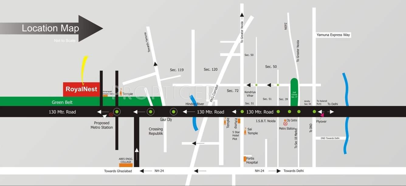  royal nest Images for Location Plan of Omkar Royal Nest