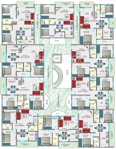 Karunya Shelters Royal Palace Cluster Plan