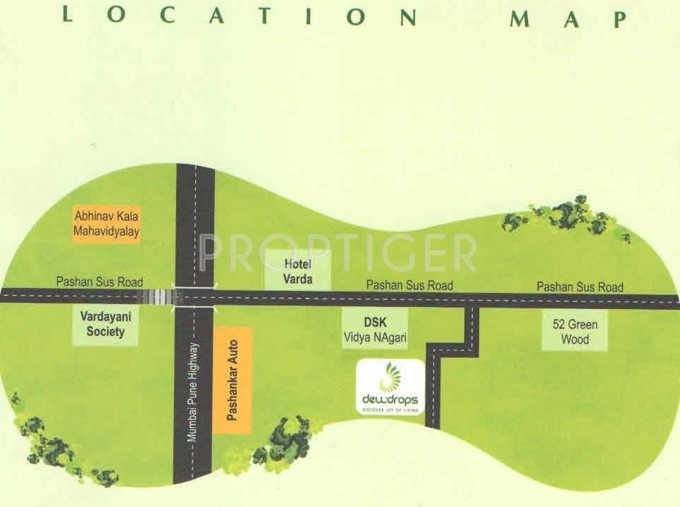 Mrunal Developers Dewdrops Location Plan