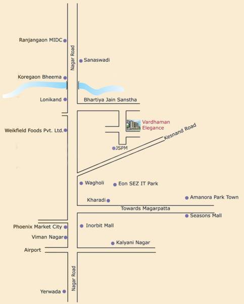 Images for Location Plan of Shravak Vardhaman Elegance