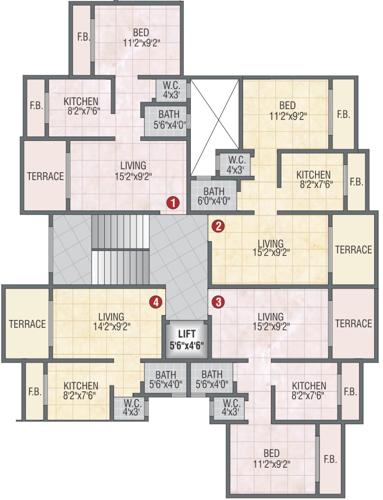 Images for Cluster Plan of Gopal Krishna Krishna Nisarga