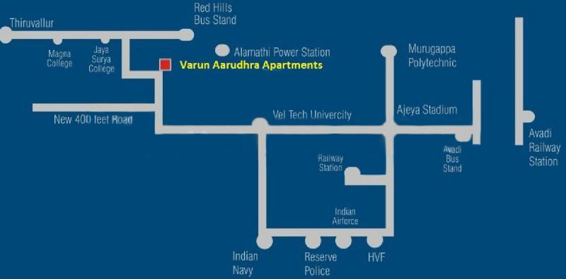 Images for Location Plan of Varun Aarudhra Apartments