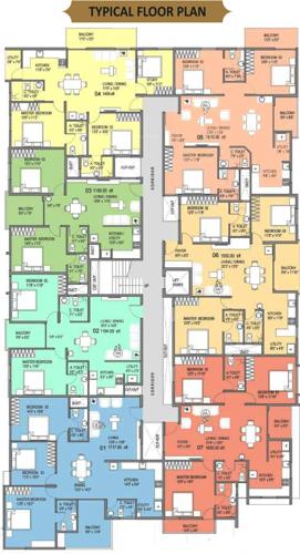  platina Images for Cluster Plan of Purnima Platina