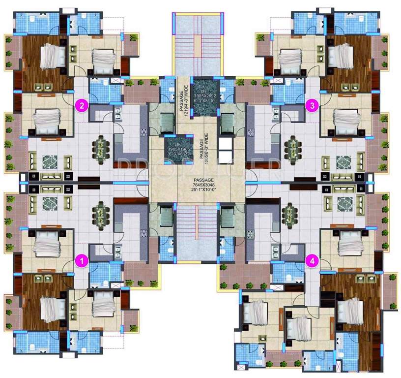 Images for Cluster Plan of Riddhi Siddhi Padam Eternity