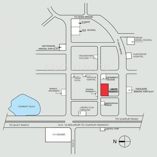 Location Plan Labhesh Construction Labhesh Residency Location Plan