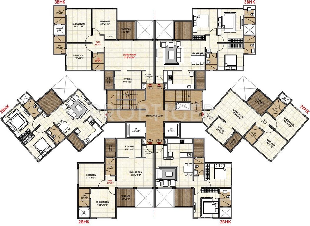  park ivory Tower B Cluster Plan