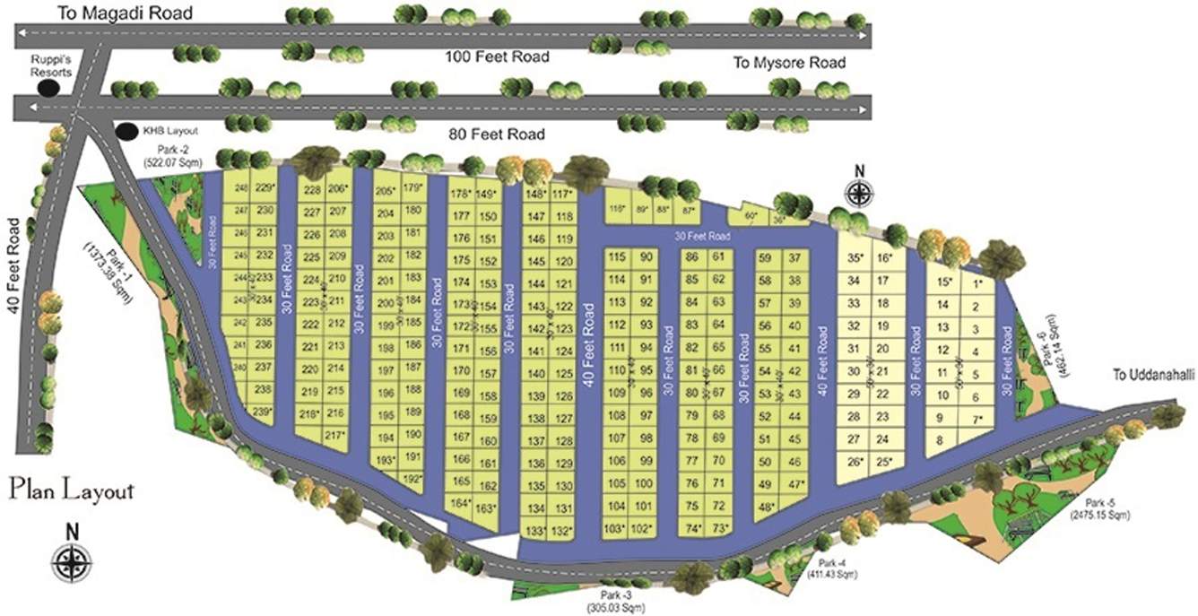 Images for Layout Plan of Mathrushree Neha Residency