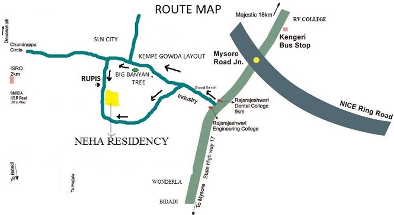 Images for Location Plan of Mathrushree Neha Residency