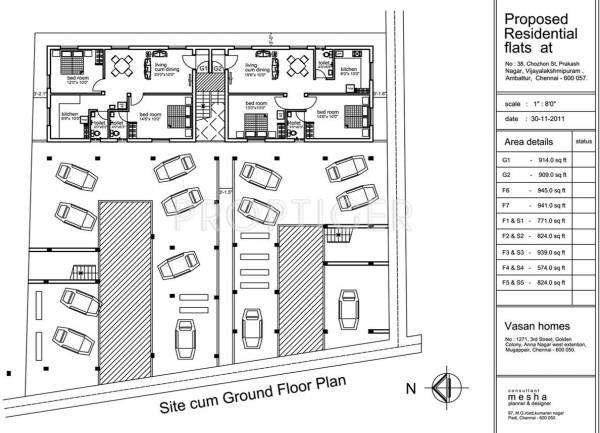 Images for Cluster Plan of Vasan Chithanya Images for Cluster Plan of Vasan Chithanya