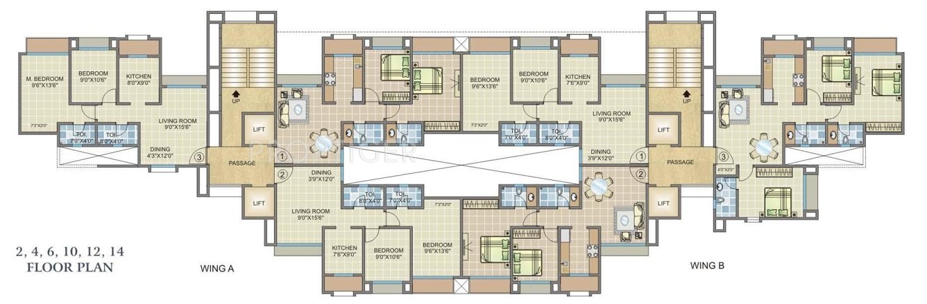 Images for Cluster Plan of Chheda Rameshwar Towers