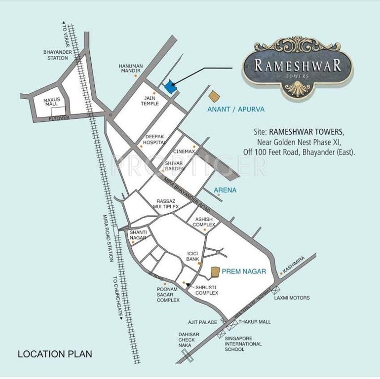 Images for Location Plan of Chheda Rameshwar Towers