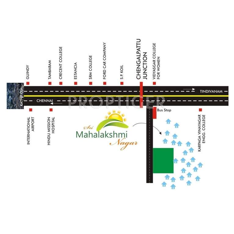 ARS Promoters Sri Mahalakshmi Nagar Location Plan