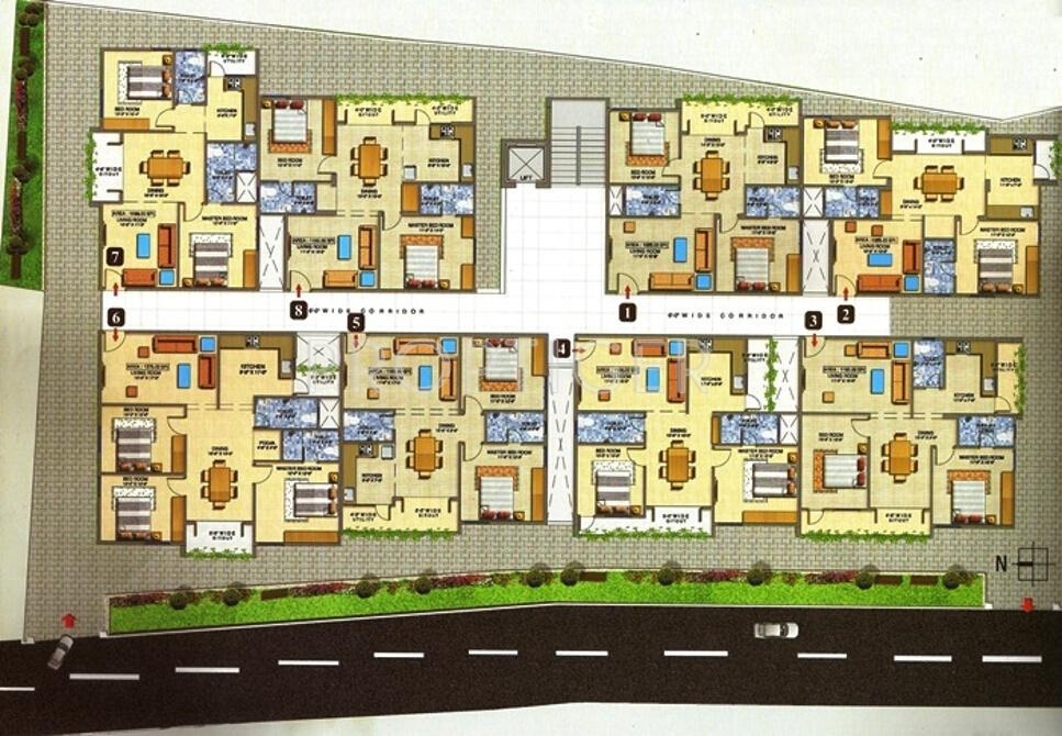 Images for Cluster Plan of Sathya Sathya Sai Paradise
