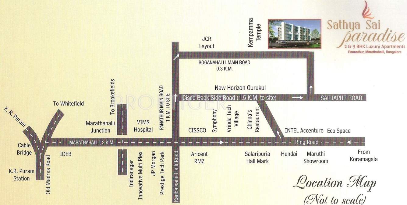 Images for Location Plan of Sathya Sathya Sai Paradise