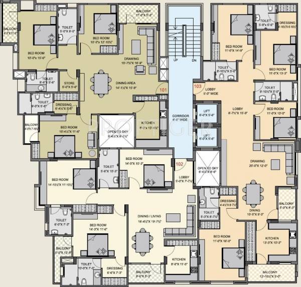 Images for Cluster Plan of Ranka Paradise 9 Images for Cluster Plan of Ranka Paradise 9