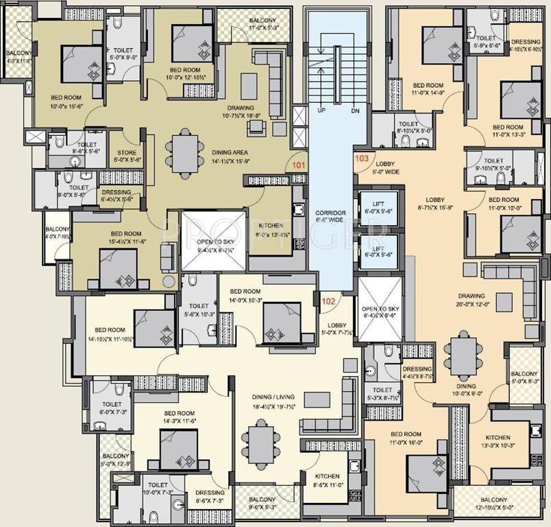 Images for Cluster Plan of Ranka Paradise 9