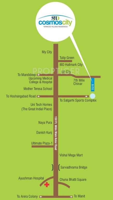 Images for Location Plan of SBD Cosmos City Apartments