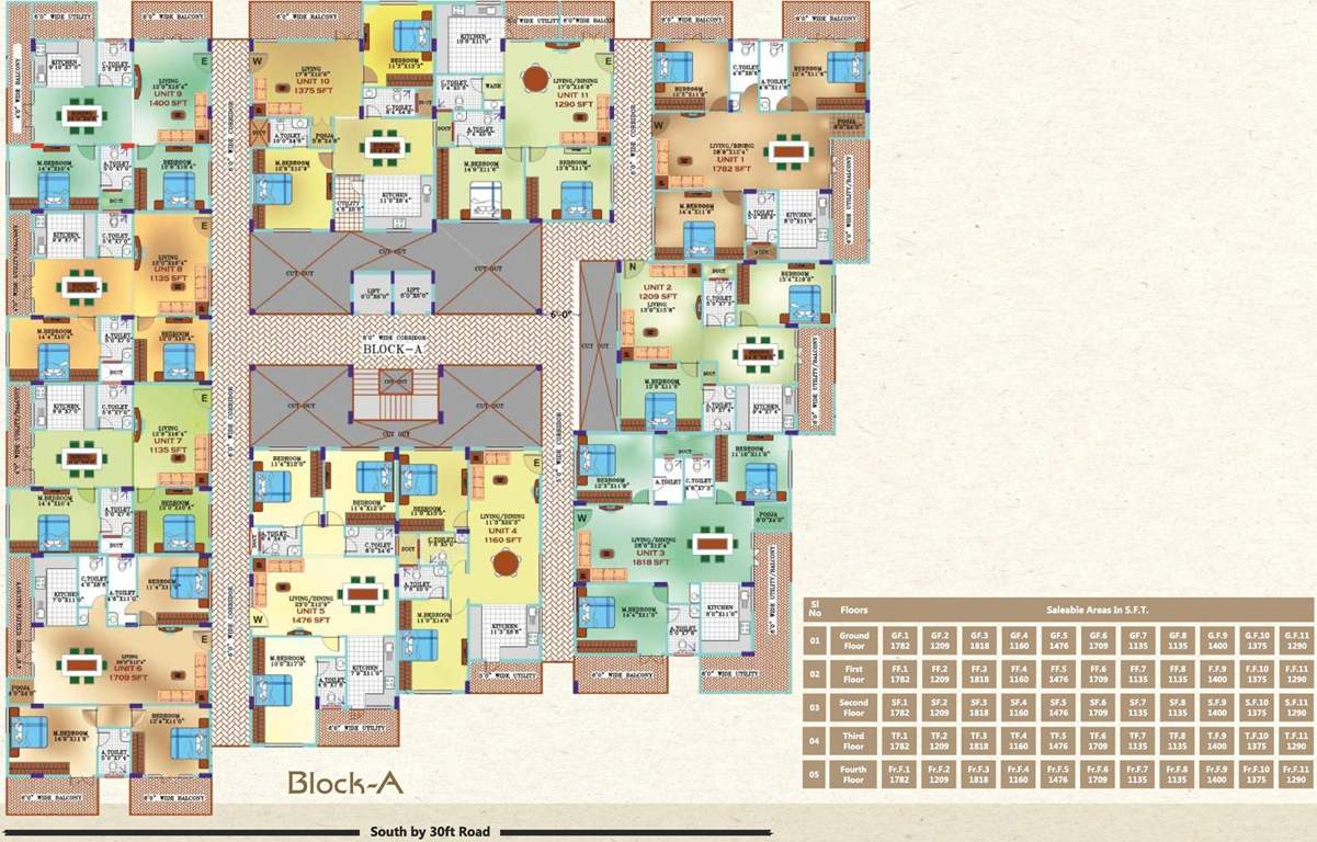  valley Images for Cluster Plan of Elegant Valley