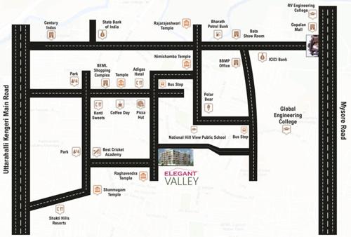  valley Images for Location Plan of Elegant Valley