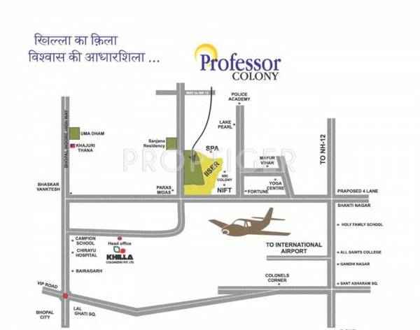 Images for Location Plan of Khilla Professor Colony