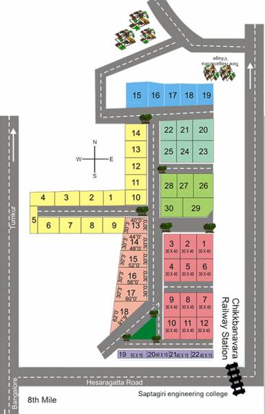 Images for Layout Plan of Aastha Properties County