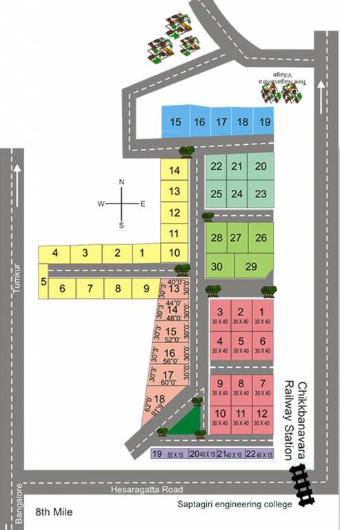 Images for Layout Plan of Aastha Properties County