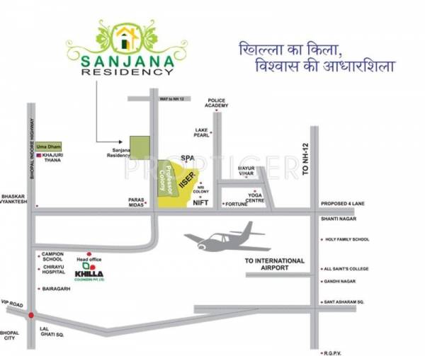 Images for Location Plan of Khilla Sanjana Residency Images for Location Plan of Khilla Sanjana Residency