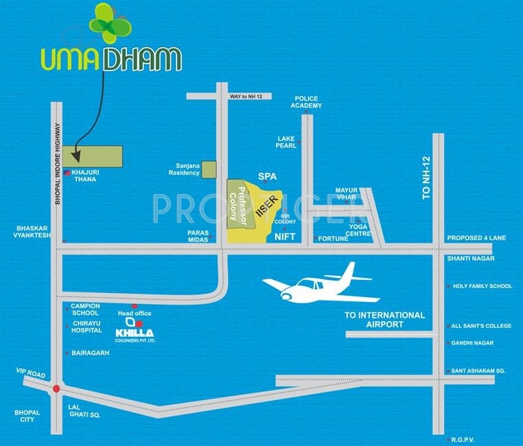 Images for Location Plan of Khilla Uma Dham Plot