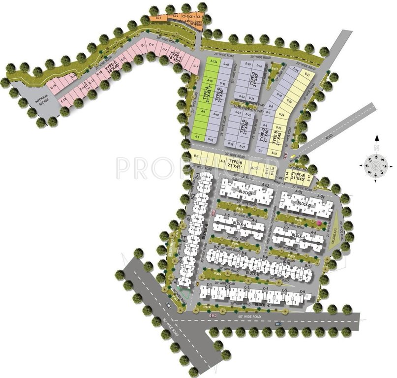 Fortune Builders Soumya Heritage Villa Layout Plan
