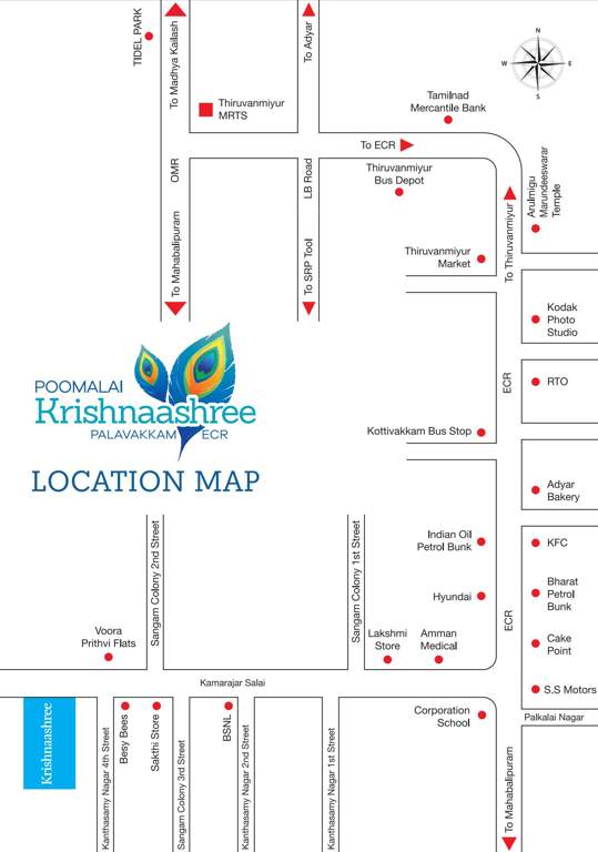  krishnaashree Images for Location Plan of Poomalai Krishnaashree