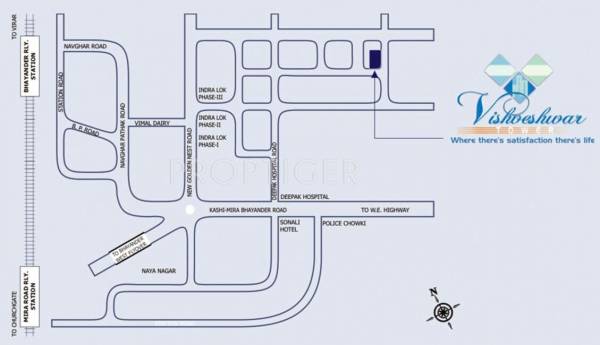 Images for Location Plan of PIL Developers Vishveshwar Tower